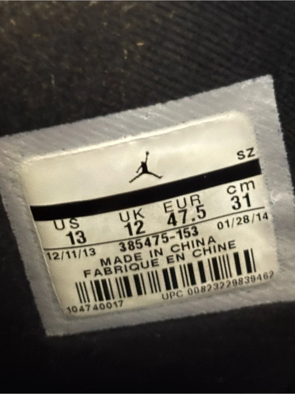 Jordan 12 Reverse Flu Game authentic
